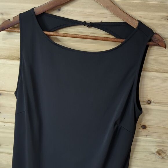 Vintage Limited Dress Womens Medium Black Y2k Strappy Back Slinky - Picture 2 of 10